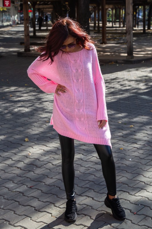 Dámsky sveter 8942 Ružová | Fashion