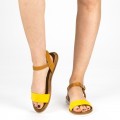 Dámske sandále FD51 Žltá | Mei