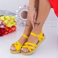 Dámske sandále LM305 Žltá | Mei