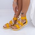 Dámske sandále LM331 Žltá | Mei