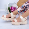 Dámske sandále NX132 Béžová | Mei