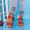Dámske sandále GH1950 Červená | Mei