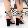 Dámske sandále na hrubom podpätku XKK235A Viacfarebný » Mei