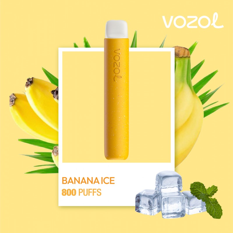 Jednorazová elektronická cigareta STAR800 BANANA ICE VOZOL