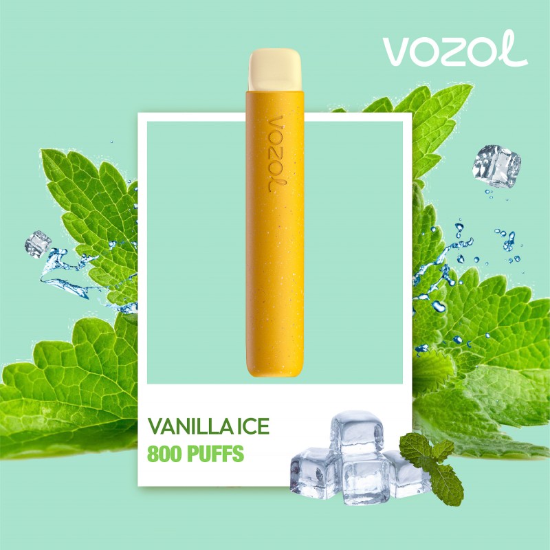 Jednorazová elektronická cigareta STAR800 VANILLA ICE VOZOL