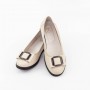 Dámske balerínky A130 Krémovej farby » MeiMall.sk