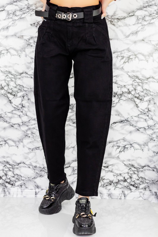 Dámske džínsy 50168 Čierna Fashion