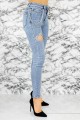 Dámske džínsy 50710 Modrá Fashion
