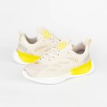 Pánske športové topánky T200 Biely-Žltá Mei