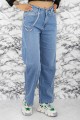 Dámske džínsy 50931 Modrá Fashion