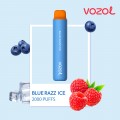 Jednorazová elektronická cigareta STAR2000 BLUE RAZZ ICE VOZOL