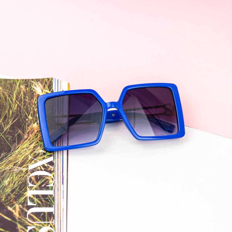 Dámske slnečné okuliare 2020-214 Modrá Fashion