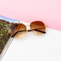 Dámske slnečné okuliare 9060 Hnedá Fashion