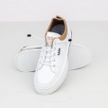 Pánske športové topánky CF2312 Biely-Khaki farba Mei