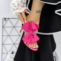 Dámske papuče na podpätku 2XKK70 Ružová Mei