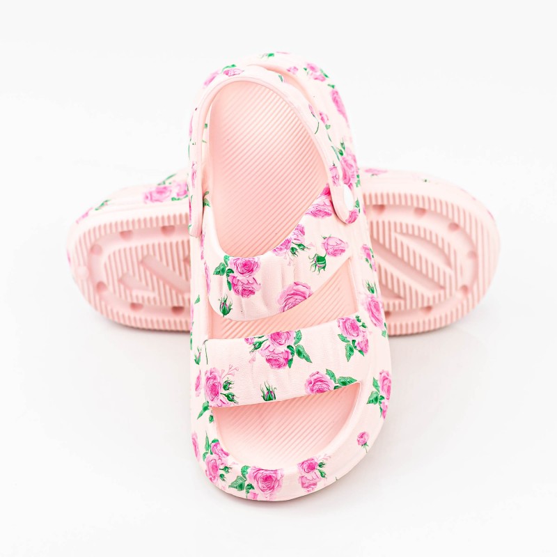 Dámske papuče s nízkou podrážkou 2269 Ružová Fashion
