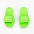 Dámske papuče s nízkou podrážkou 7166 Zelená Fashion