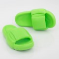 Dámske papuče s nízkou podrážkou 7166 Zelená Fashion