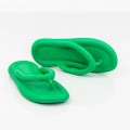 Dámske papuče s nízkou podrážkou 8013 Tmavo zelená Fashion