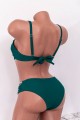 Dámske plavky P24-3 Zelená Gina Fashion