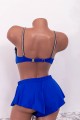 Dámske plavky R24-64 Modrá Gina Fashion