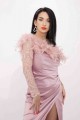 Dámske šaty R5016 Ružová Kikiriki