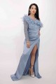 Dámske šaty R5016 Modrá Kikiriki