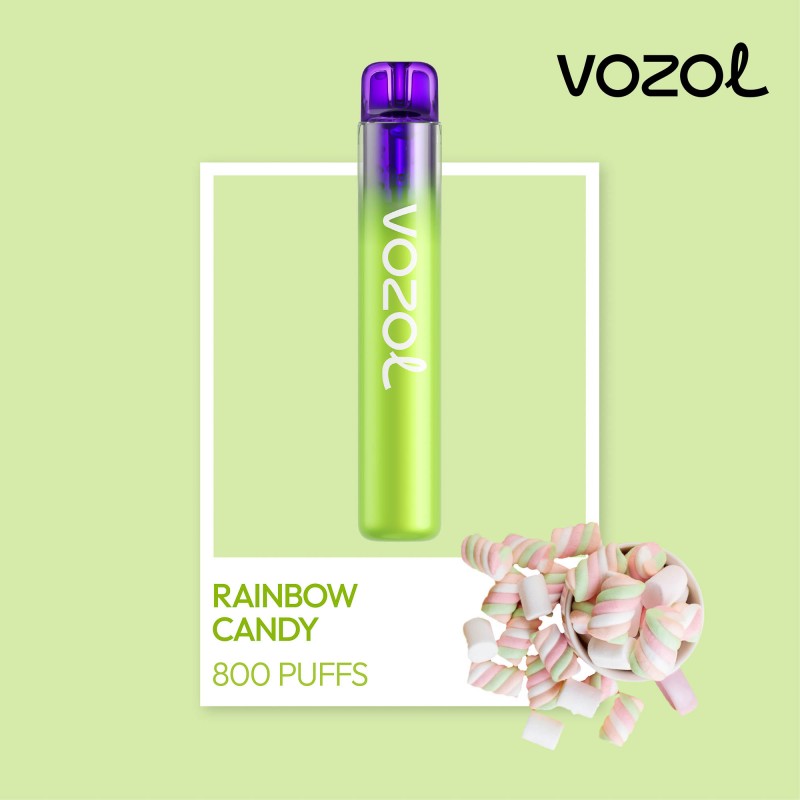 Jednorazová elektronická cigareta NEON800 RAINBOW CANDY VOZOL