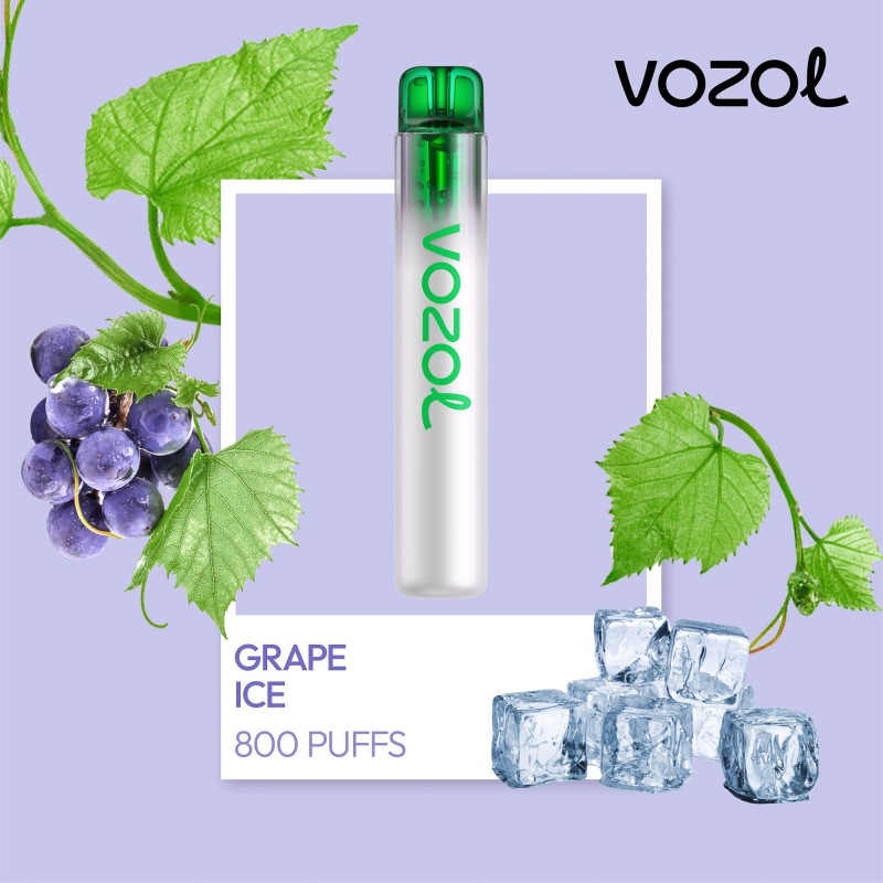 Jednorazová elektronická cigareta NEON800 GRAPE ICE VOZOL