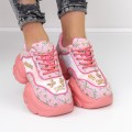 Dámske topánky na platforme 667 Ružová Mei