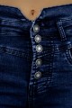Dámske džínsy A7905-2 Modrá Farfallina