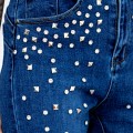 Dámske džínsy GH7619B Modrá Mina