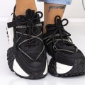 Dámske topánky na platforme 3SZ13 Čierna | Mei