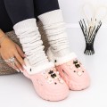 Domáce papuče pre ženy A241-1 Ružová | Fashion