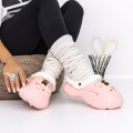Domáce papuče pre ženy A241-1 Ružová | Fashion