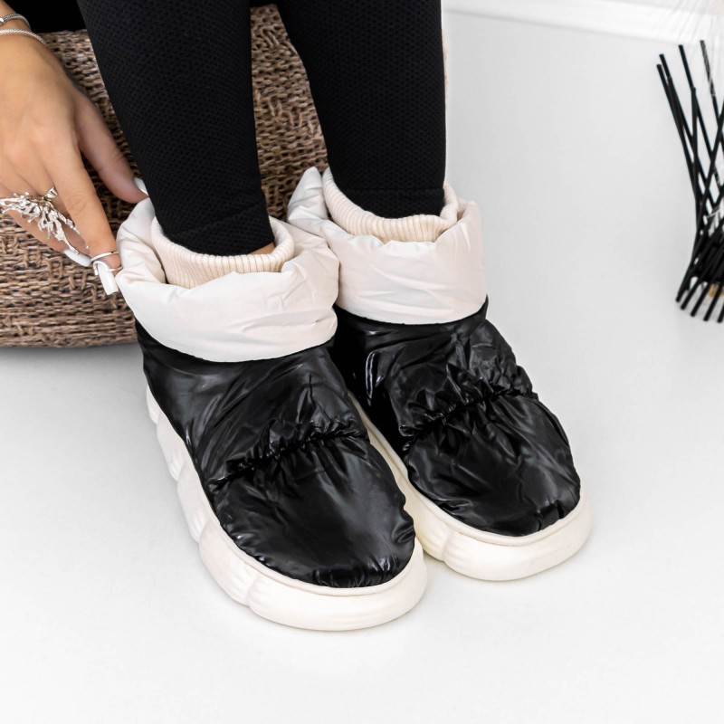 Domáce papuče pre ženy A-622 Čierna | Fashion