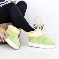 Domáce papuče pre ženy A-622 Zelená | Fashion