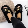 Domáce papuče pre ženy WF906 Čierna | Fashion