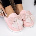 Domáce papuče pre ženy A-647 Ružová | Fashion