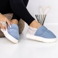 Domáce papuče pre ženy A-623 Modrá | Fashion