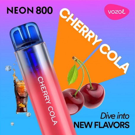 Jednorazová elektronická cigareta NEON800 CHERRY COLA | VOZOL