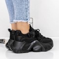 Dámske topánky na platforme 3WL75 Čierna | Mei