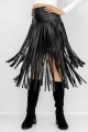 Dámska sukňa F6774 Čierna | Kikiriki