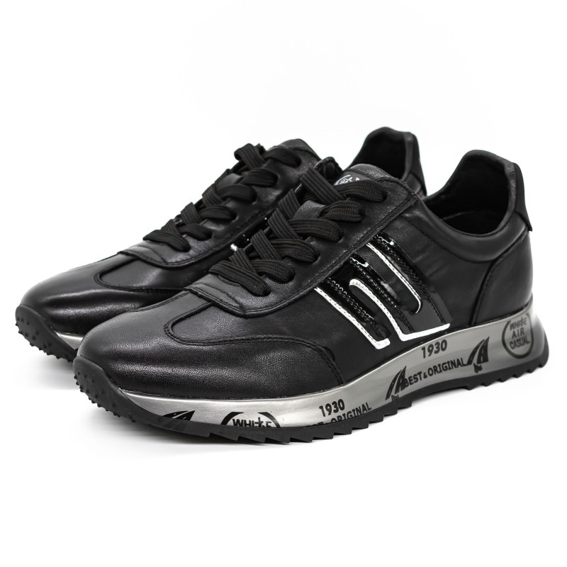 Pánske športové topánky A8899-1 Čierna | Franco Gerardo
