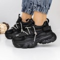 Dámske topánky na platforme 3WL150 Čierna | Mei