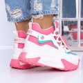 Dámske topánky na platforme 3YJA5 Ružová | Mei
