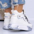 Dámske topánky na platforme 3YJA5 Biely | Mei
