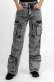 Dámske džínsy HM2213 Tmavo šedá | Kikiriki