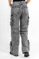 Dámske džínsy HM2213 Tmavo šedá | Kikiriki