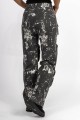 Dámske džínsy HM6625-1 Čierna-Biely | Kikiriki